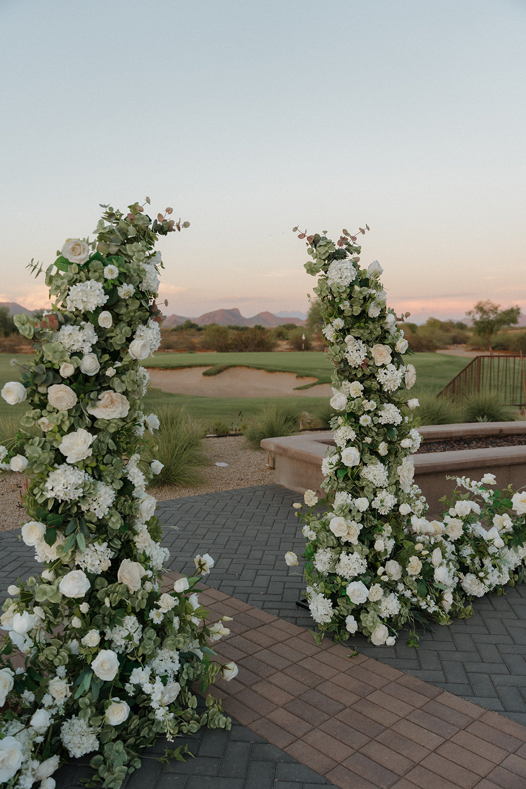 The  Georgiana Floral Pillars