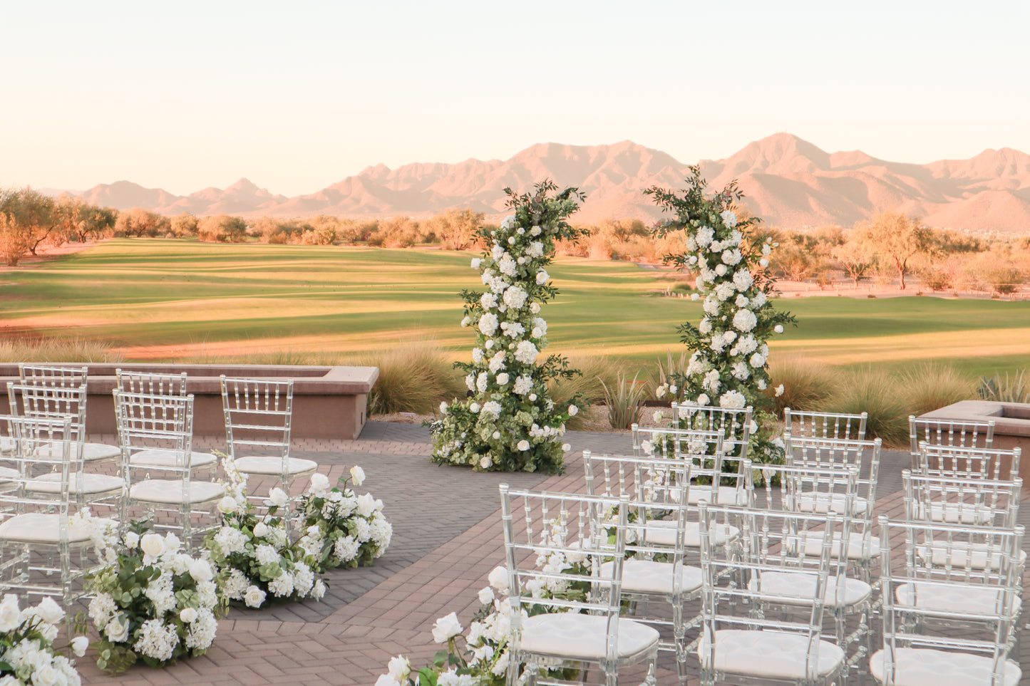 The  Georgiana Floral Pillars
