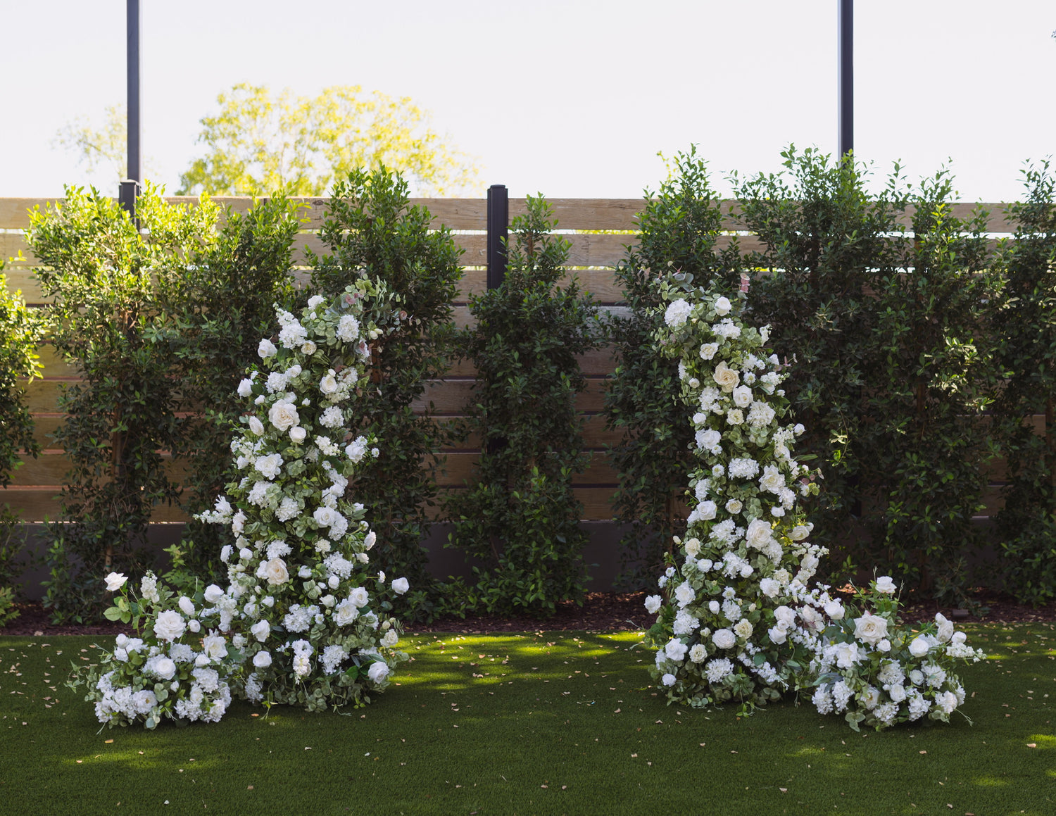 Highend Faux Floral arch rentals in Phoenix Scottsdale Arizona Lush