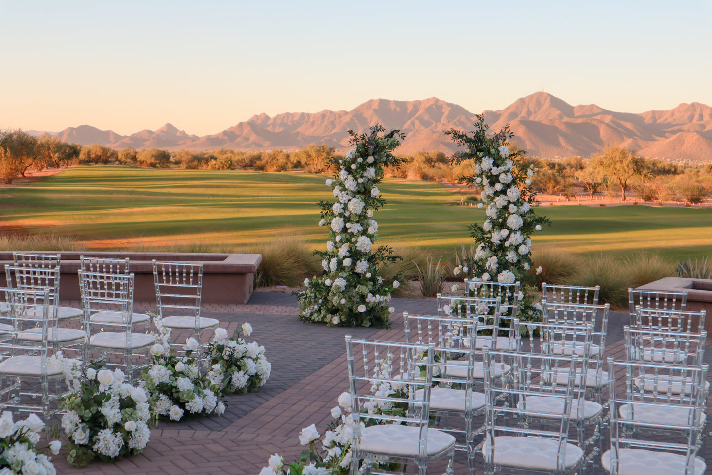 The  Georgiana Floral Pillars