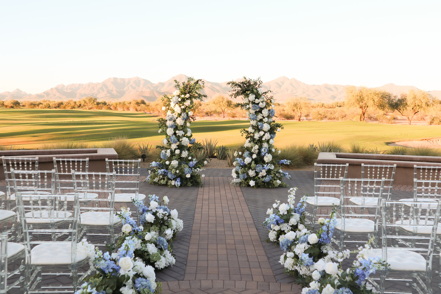 The Arden Floral Pillars