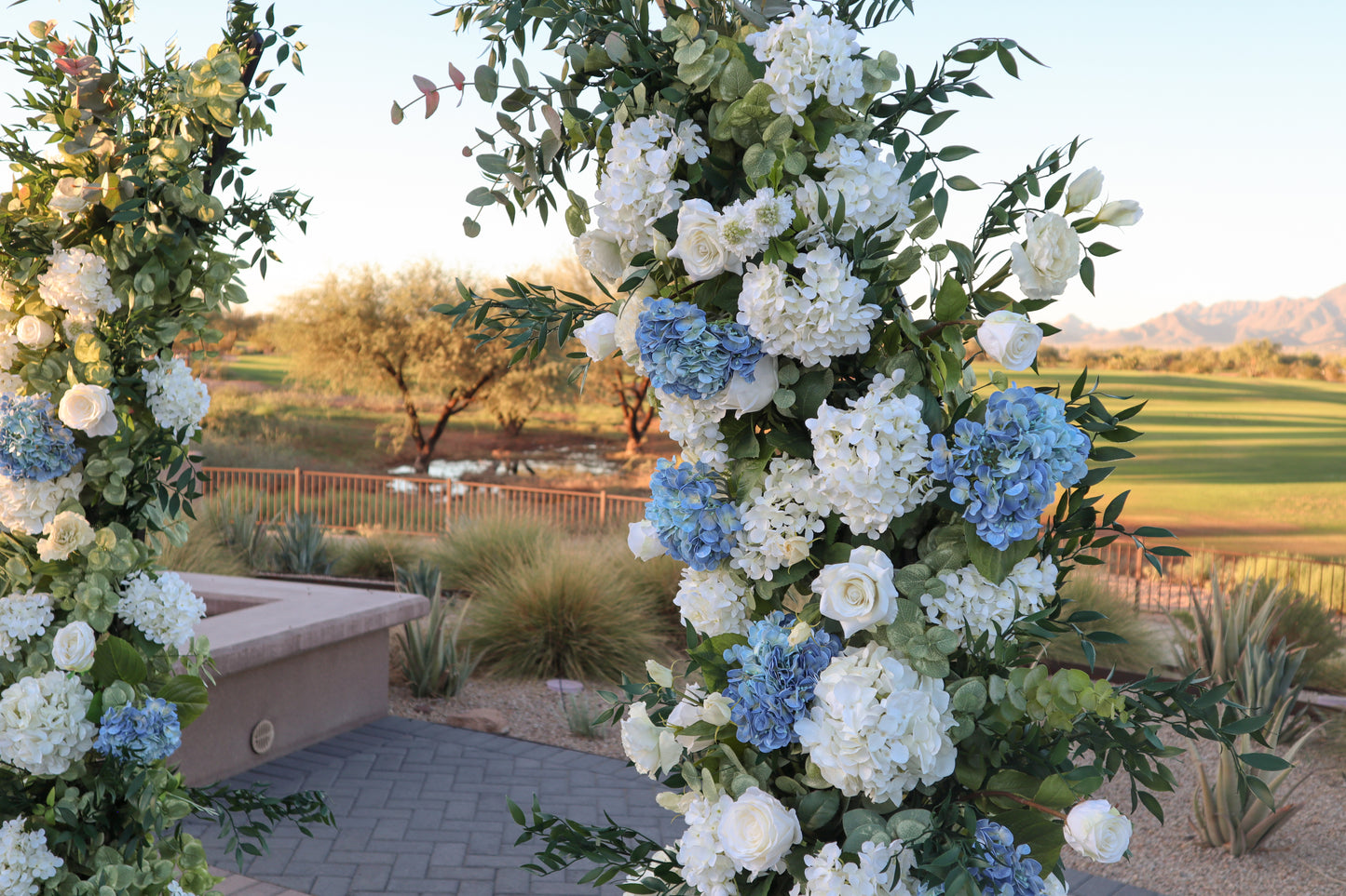 The Arden Floral Pillars