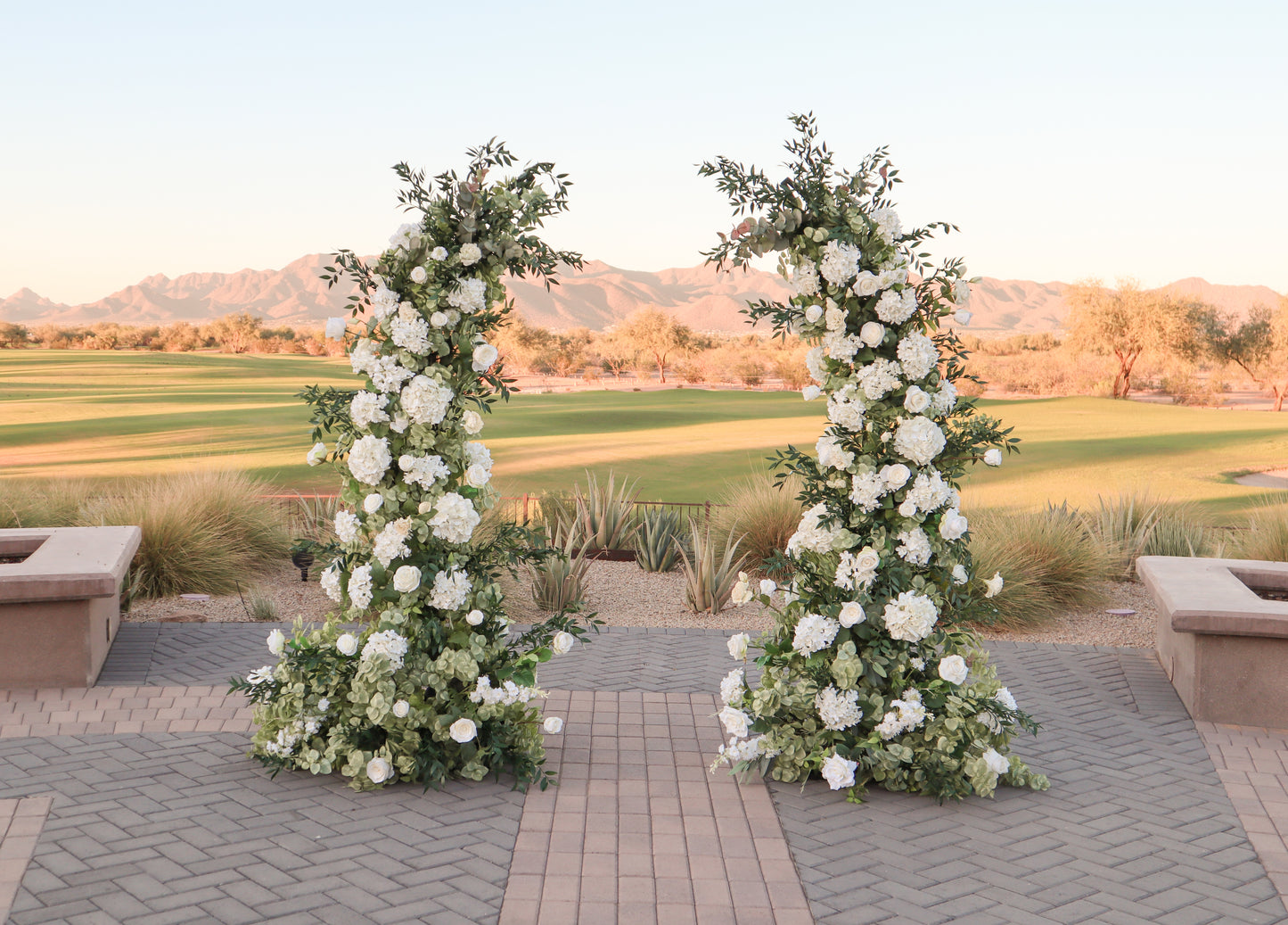 The  Georgiana Floral Pillars