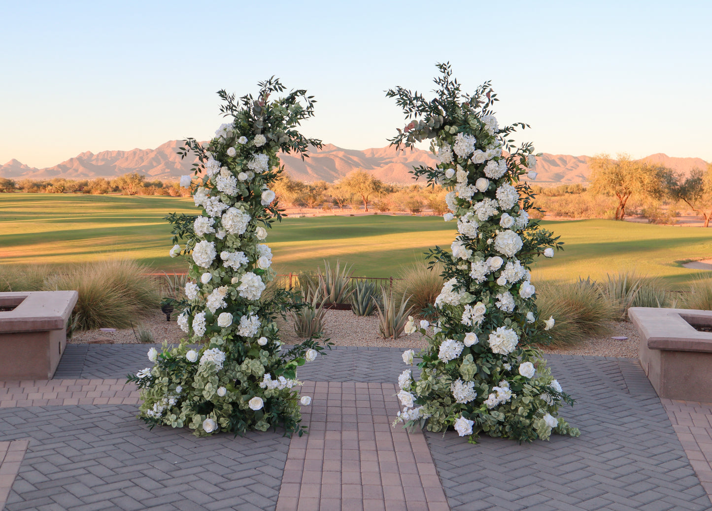 The  Georgiana Floral Pillars
